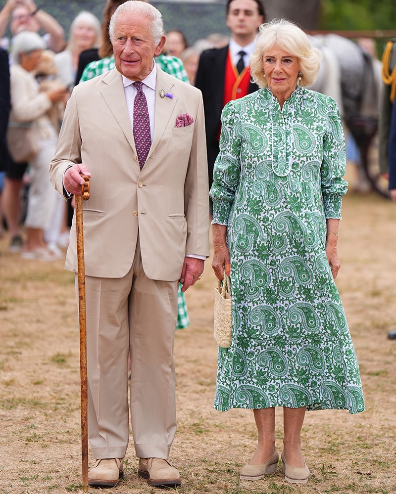 queen camilla in deborah maxi dress 1