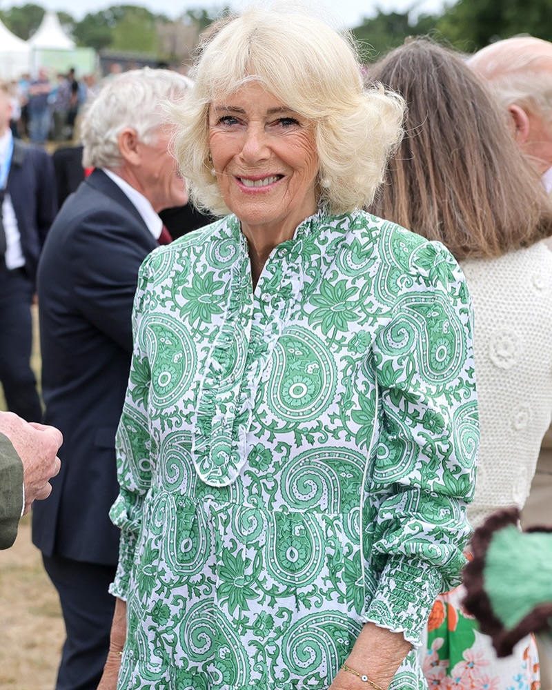 queen camilla in deborah maxi dress 2